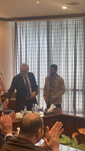 Olimpiya medalçılarımız yeni mükafatlarına qovuşdu - FOTOLAR