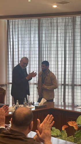 Olimpiya medalçılarımız yeni mükafatlarına qovuşdu - FOTOLAR