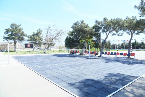 "DH Volley” voleybol meydançası inşa etdi - FOTOLAR