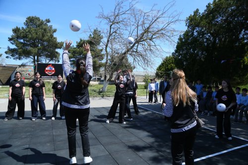 "DH Volley” voleybol meydançası inşa etdi - FOTOLAR