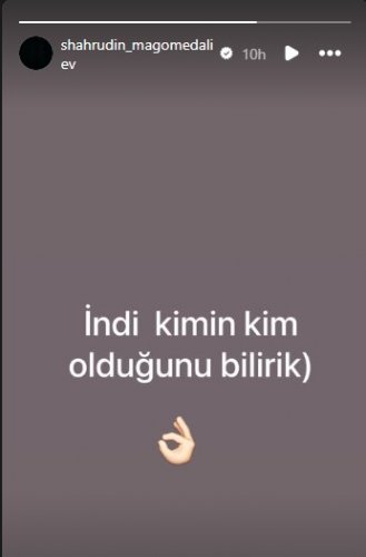 Şahrudin Məhəmmədəliyev: İndi kimin kim olduğunu bilirik - FOTO