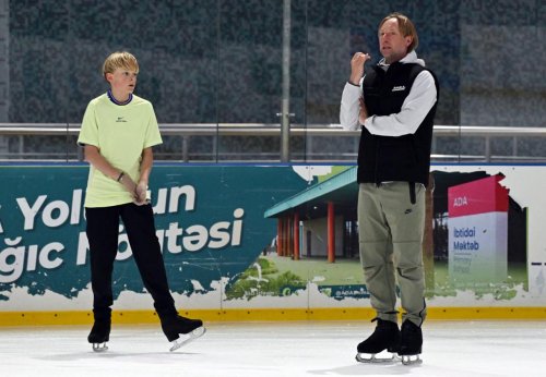 Məşhur idmançı: Azərbaycana tez-tez gələcəyəm - FOTOLAR