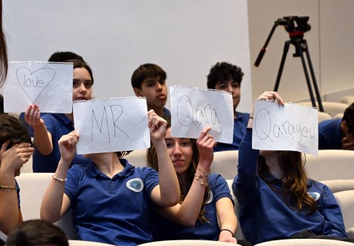 Qara Qarayev kitab təqdimatı etdi - FOTOLAR