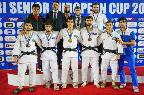 Avropa Kuboku: Millimiz 5 medalla başladı - FOTOLAR