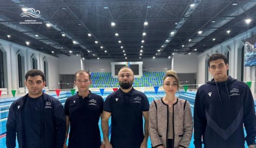 Quba üzgüçüsündən yeni rekord - FOTOLAR