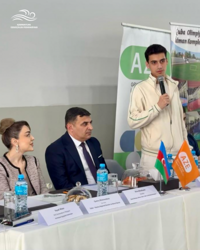 Quba üzgüçüsündən yeni rekord - FOTOLAR