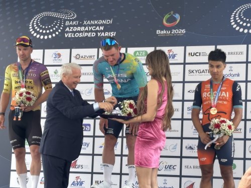 Yenə "Astana" komandasının velosipedçisi qalib oldu - FOTOLAR