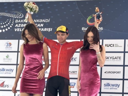 Yenə "Astana" komandasının velosipedçisi qalib oldu - FOTOLAR