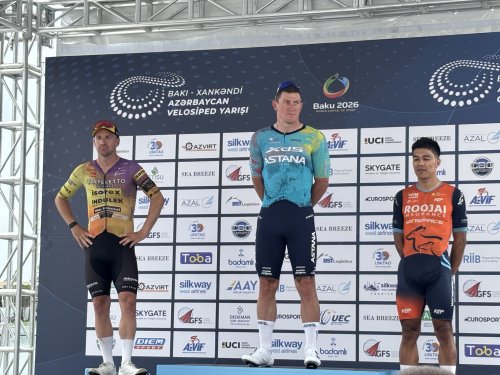 Yenə "Astana" komandasının velosipedçisi qalib oldu - FOTOLAR