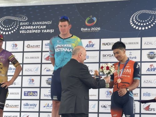 Yenə "Astana" komandasının velosipedçisi qalib oldu - FOTOLAR