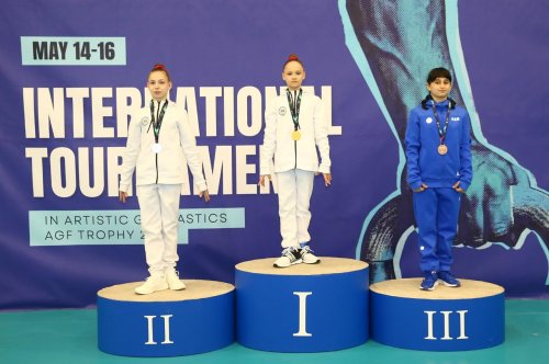 Gimnastlarımızdan 17 medal Gimnastlarımızdan 17 medal