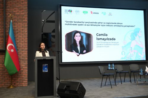 Bakıda qadın idmançılar üçün antidopinq mühiti müzakirə olundu - FOTOLAR