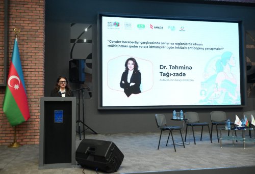Bakıda qadın idmançılar üçün antidopinq mühiti müzakirə olundu - FOTOLAR