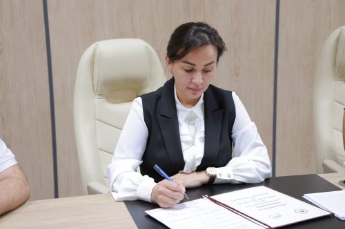 Azərbaycan və Özbəkistan federasiyaları Memorandum imzaladı - FOTOLAR