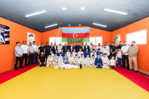 Daha bir cüdo zalı istifadəyə verildi - FOTOLAR Daha bir cüdo zalı istifadəyə verildi - FOTOLAR