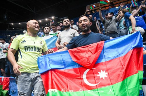 Millimiz Avropa çempionatına qələbə ilə başladı - FOTOLAR