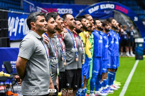 Millimiz Avropa çempionatına qələbə ilə başladı - FOTOLAR