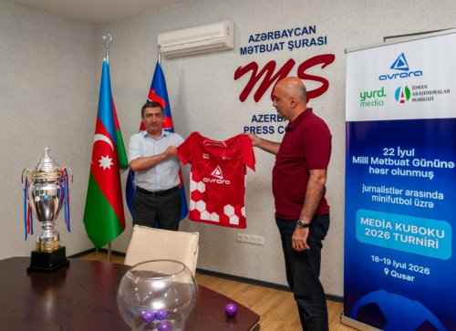 "Media Kuboku - 2026"nın püşkatması keçirildi - FOTOLAR "Media Kuboku - 2026"nın püşkatması keçirildi - FOTOLAR