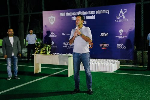 Sportnet.az-ın əməkdaşı "Qarabağ"ın keçirdiyi turnirdə qalib oldu - FOTOLAR