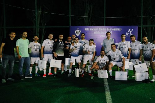 Sportnet.az-ın əməkdaşı "Qarabağ"ın keçirdiyi turnirdə qalib oldu - FOTOLAR